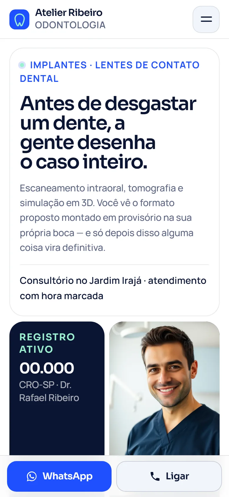 Site-exemplo de odontologia
